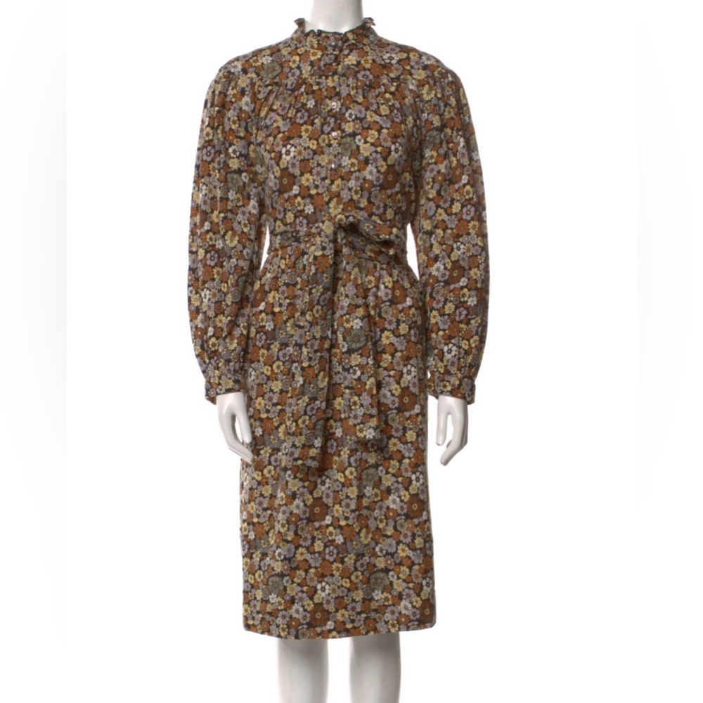 Antik Batik Colline Moody Floral Midi Dress | XS NWT - Picture 1 of 6